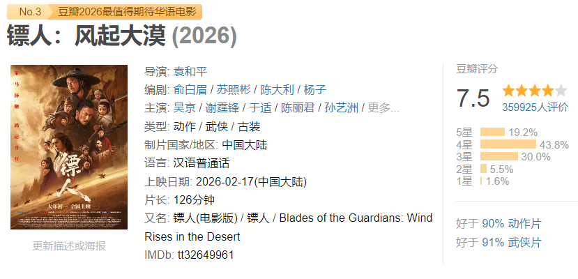  技术深度：「镖人」如何用内容质量终结26年武侠票房格局 影视小说