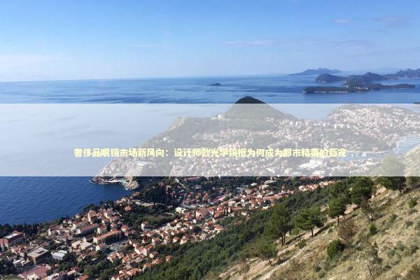 奢侈品眼镜市场新风向：设计师款光学镜框为何成为都市精英的新宠 时尚用品