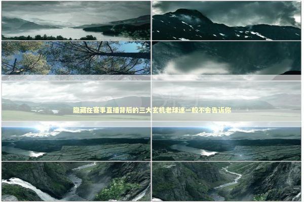 隐藏在赛事直播背后的三大玄机老球迷一般不会告诉你 体育新闻